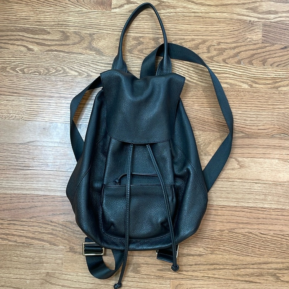 Elizabeth and James Pebbled leather backpack